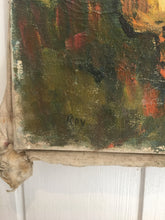Load image into Gallery viewer, French Midcentury Oil on Canvas &quot;Still Life Fish&quot; Painting