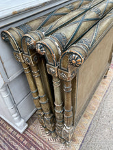 Load image into Gallery viewer, Exceptional Pair of French Antique Napoleon 111 Single Beds Original Paint - great patina