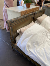 Load image into Gallery viewer, Exceptional Pair of French Antique Napoleon 111 Single Beds Original Paint - great patina