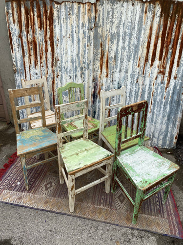 Antique Chippy Paint Chair