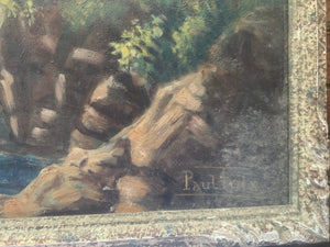 Pair of 1930’s French Seascapes in Original Frames Oil Paintings - French General Trading