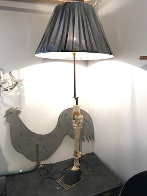 Paris Vet School Horses Skeleton Leg with Hoof Upcycled Lamp Taxidermy French Vintage - French General Trading
