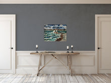 Load image into Gallery viewer, &quot;Phare&quot; Original French Vintage Oil Painting on Canvas - Signed - French General Trading