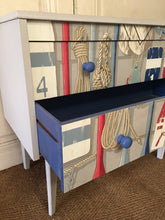 Load image into Gallery viewer, Vintage Mid Century Beach Sea Theme Chest of Drawers Decoupage Childs Bedroom - French General Trading