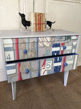 Load image into Gallery viewer, Vintage Mid Century Beach Sea Theme Chest of Drawers Decoupage Childs Bedroom - French General Trading